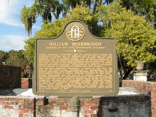 William Scarbrough Promoter of the First Transoceanic Steamship GHM 025-44 1